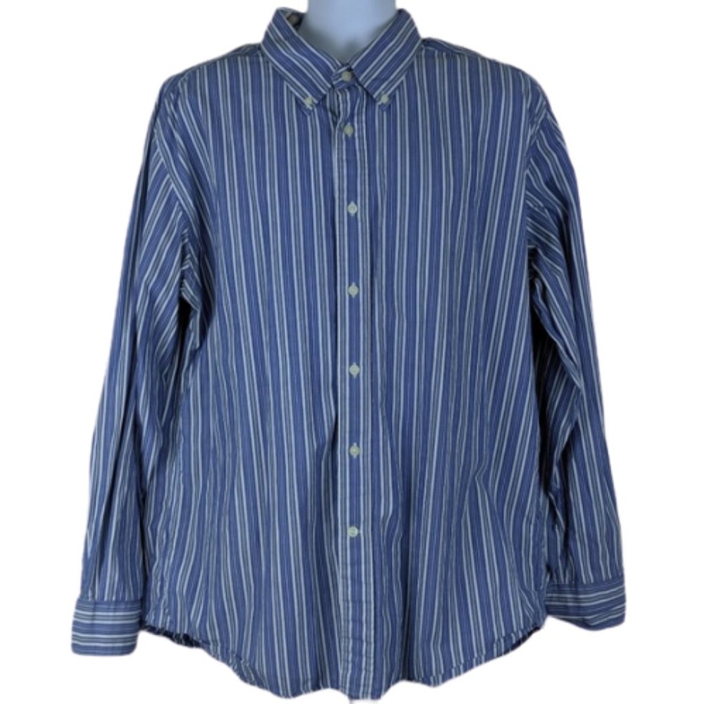 Tommy Hilfiger Size XL Button Shirt L/S Flip Cuff